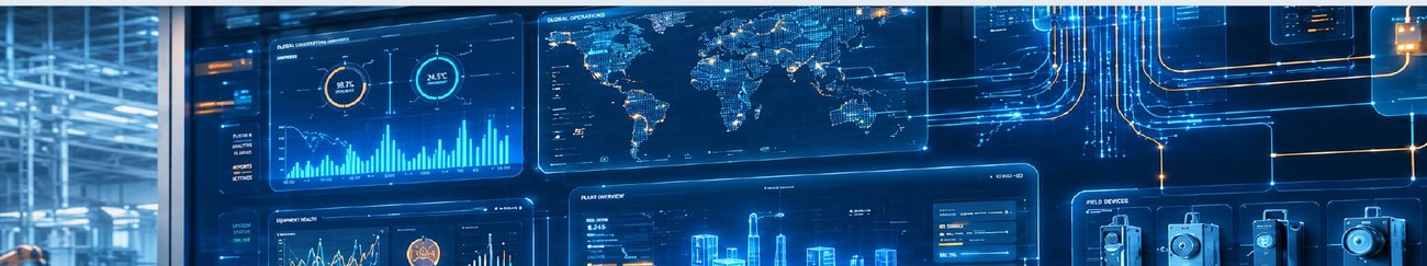 Dashboard industrial com dados em tempo real